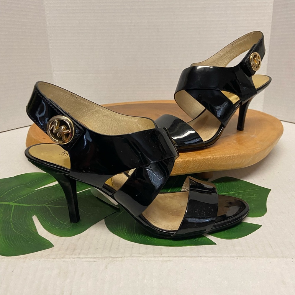 michael kors patent leather heels